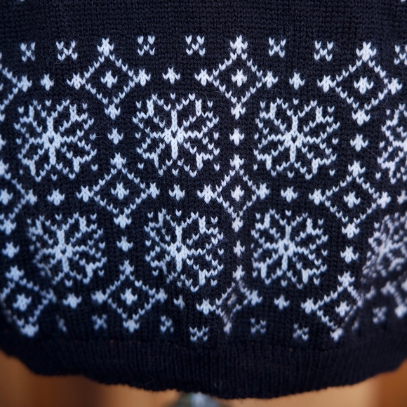 Vintage Pendleton 100% Virgin Wool Reindeer Snowflake Cardigan Sweater Woman's L - Picture 15 of 17